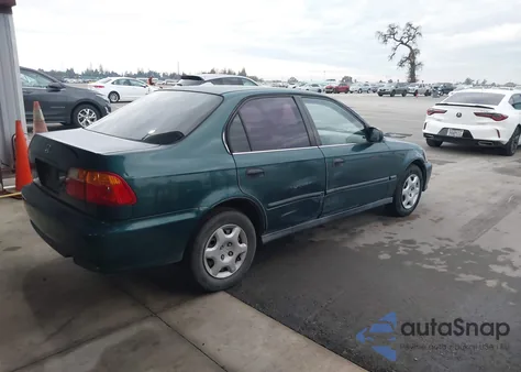 2000 Honda Civic Dx from USA, damaged, VIN JHMEJ6621YS004295